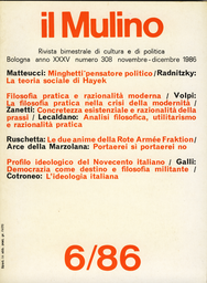Copertina del fascicolo dell'articolo Marco Minghetti pensatore politico