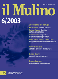 Copertina del fascicolo dell'articolo L'Italia dissociata. Decisionismo maggioritario e concertazione