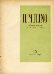 Copertina del fascicolo dell'articolo Le ragioni ideali della politica federalista e atlantica dell'Italia