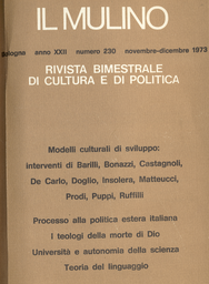 Copertina del fascicolo dell'articolo Modelli culturali di sviluppo